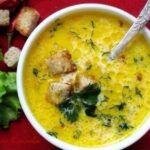zuppa di orzo perlato con crostini