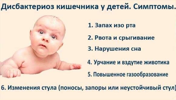 Sintomi di disbiosi nei bambini
