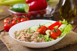 Porridge mit Gemüse
