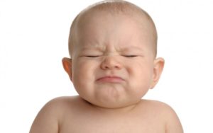 Verstopfung bei einem Baby