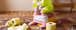 Dítě s průjmem