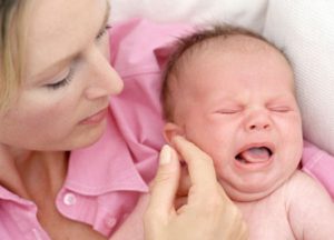 Keuchhusten bei einem Baby
