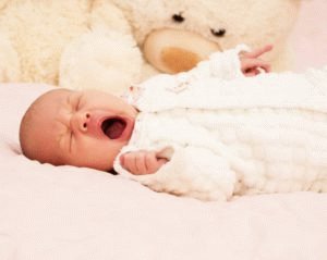 Das Baby erstickt