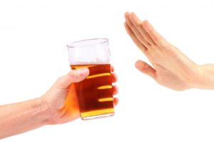 Evitare l'alcol