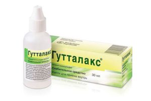 Das Medikament Guttalax